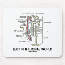 Lost In The Renal World (Kidney Nephron) Mouse Pad