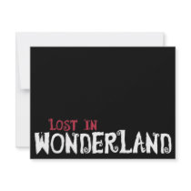 Lost in Wonderland Personalized Invites