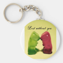 Lost without you key chains