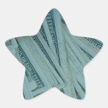 LOT OF MONEY STAR STICKER