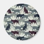 Lots of Cats Fridge Magnet