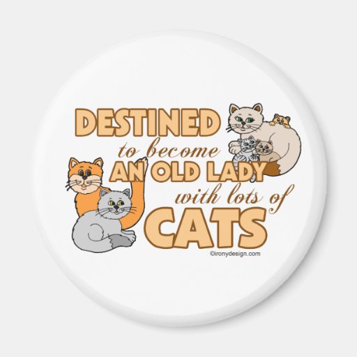 Lots Of Cats Magnet