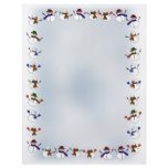 Lots of  Christmas Cartoon Snowmen Personalized Flyer