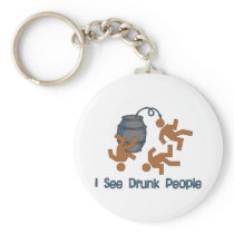 Lots Of Drunk People Keychain