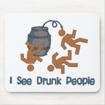 Lots Of Drunk People Mouse Mats