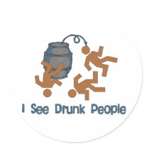 Lots Of Drunk People Stickers