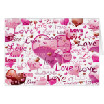 Lots of Love and Hearts Greeting Cards