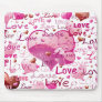Lots of Love and Hearts Mouse Mat