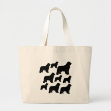 Lots of Newfoundland dogs Tote Bags