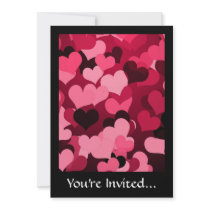 Lots of Pink Hearts, Cute Love Pattern Announcements
