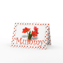 Lots of Tulips for Mum on Mothering Sunday Greeting Card