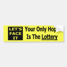 Lottery Bumper Sticker
