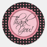 Lotti Dotti - Thank You Sticker (Baby Pink)