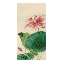 Lotus blossom Photo Card