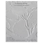 Lotus Blossoms/Embossed-Like Photo Letterhead