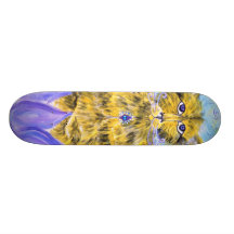 Lotus Cat Skate Board Decks
