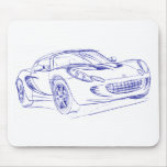 Lotus Elise 2nd gen sketch Mouse Pads