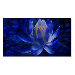 Lotus flower and its meaning business card template