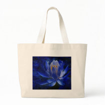 Lotus flower and its meaning canvas bags