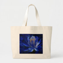Lotus flower and its meaning canvas bags