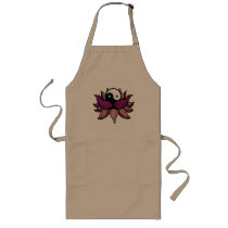 Lotus Flower and Yin Yang Apron