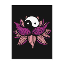 Lotus Flower and Yin Yang Post Cards