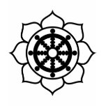 Lotus Flower Dharma Wheel t-shirts