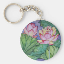 Lotus Flower Keychain