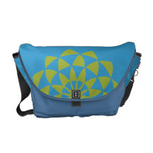 Lotus flower messenger bag