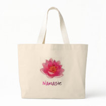 Lotus Flower "Namaste" Yoga Gifts Tote Bag