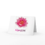 Lotus Flower "Namaste" Yoga Gifts Greeting Cards