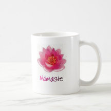 Lotus Flower "Namaste" Yoga Gifts Mug