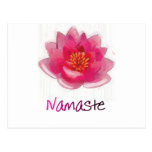 Lotus Flower "Namaste" Yoga Gifts Post Cards