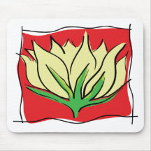 Lotus Flower Yoga Gift Mousepad
