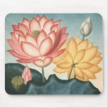 Lotus flowers - Artwork Lotus pad mousepads