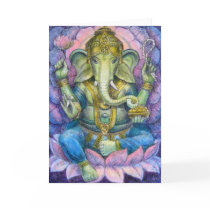 Lotus Ganesha Greeting Card