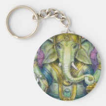 Lotus Ganesha Keychain Porte-clé