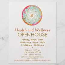 Lotus Mandala Health and Wellness Flyer