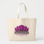 Lotus Purple Canvas Bags