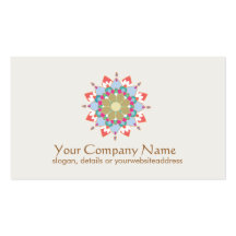 Lotus Symbol Health and Healing Business Card