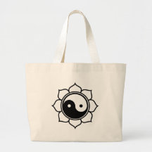Lotus Yin Yang Sac En Toile