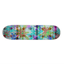Loudmouth abstract art skate board decks