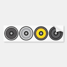 Loudspeaker Bumper Sticker