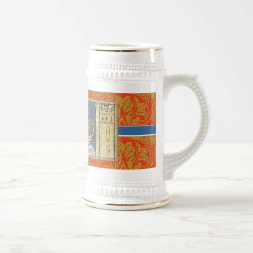 Louis IX médiéval/Renaissance Stein Mugs
