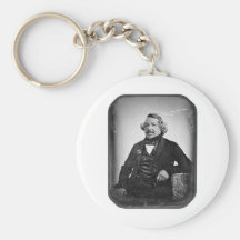 Louis Jacques Mande Daguerre ~ 1844 Keychain