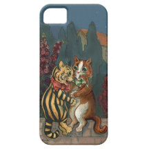 Louis Wain - chats mignons dans le cas de l'amour  iPhone 5 Case