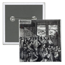 Louis XIII  back from the siege of La Rochelle Buttons