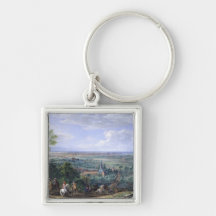 Louis XIV  at the Siege of Lille facing the Keychains