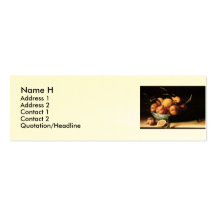 Louise Moillon's Bowl of Curacao Oranges (1634) Business Cards