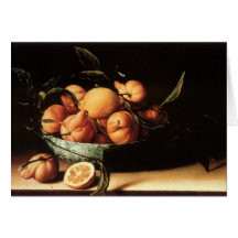 Louise Moillon's Bowl of Curacao Oranges (1634) Greeting Card